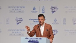 Ekrem İmamoğlu, ‘İBB Tesislerinde Güneş Gücü Sistemi Yatırımları Tanıtım Toplantısı’nda konuştu