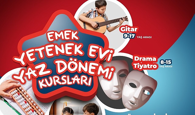 Emek Yetenek Konutu’nda yaz devri kursları başlıyor