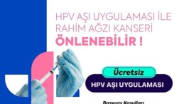 HPV Aşısı için Müracaatlar Devam Ediyor