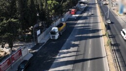 İzmir’de bayramda da yol çalışmaları sürat kesmedi