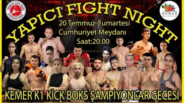 Kemer’de Kick Boks heyecanı
