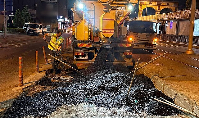 Kocaeli’de gece yarısı üstyapı seferberliği