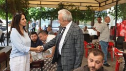 Lider Şadi Özdemir Demirci’de mahalle halkını dinledi