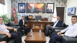 Nevşehir Belediye Başkanı Rasim Arı, Nevşehir Vilayet Sıhhat Müdürü Op. Dr. Hasan Tartar’ı ziyaret etti