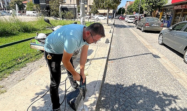 Salihli Belediyesi Zabıta Takımları Kaldırım İşgali Kontrolüne Orta Vermeden Devam Ediyor