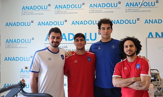 Anadolu Efesli 4 atlet sıhhat denetiminden geçti