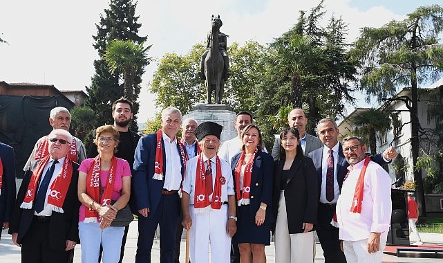 Atatürk’ün Cumhurbaşkanı olarak Bursa’ya gelişinin 100. yılı merasimle kutlandı