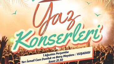 Aydın Büyükşehir Belediyesi Konservatuarı tarafından kentin farklı noktalarında düzenlenen ve klasik hale gelen “Yaz Konserleri” devam ediyor.