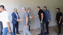 Baraçlı, özel güvenlik işçisiyle buluştu