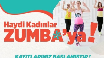 Bayanlar için zumba dersleri başlıyor