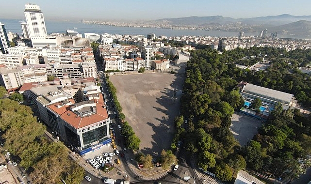 Belediye binasının imaline karşılık Basmane Çukuru’ndan koşullu feragat