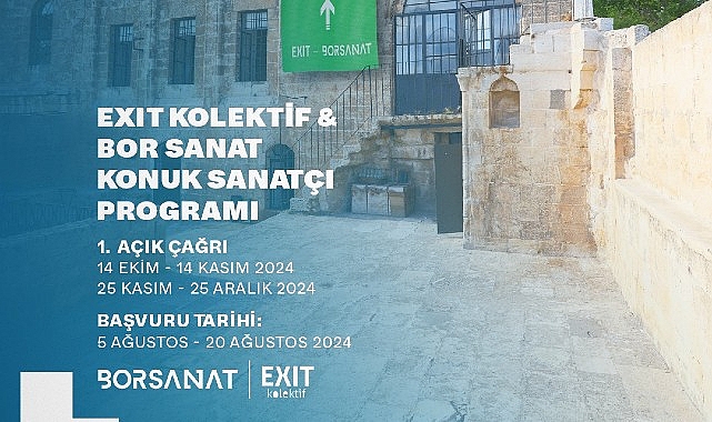 Bor Sanat ve Exit Kolektif’ten Konuk Sanatçı Programına Açık Çağrı!