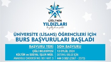 Çiğli’de Üniversite Burs Müracaatları başladı