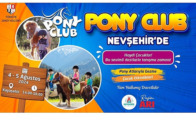 Çocuklar Kayaşehir’de ‘Pony’ Atlarına Binecek