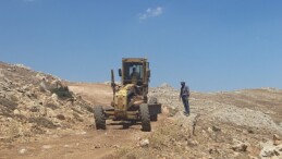 Çukurelma yayla yolunda bakım tamir ve yeni yol açma çalışması