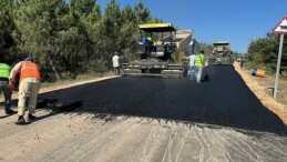 Derince ile köyler ortasındaki yol yenileniyor