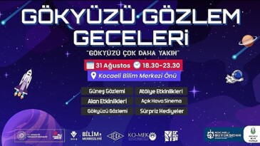 Gökyüzü Müşahede Geceleri başlıyor