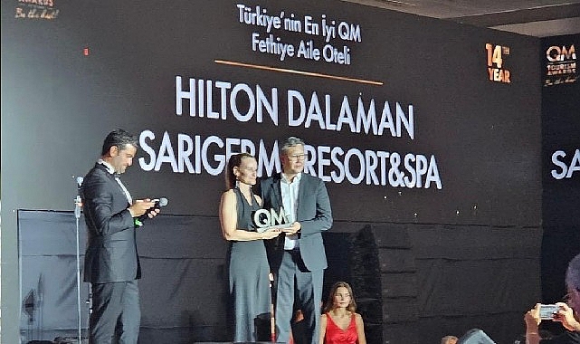 HIlton Dalaman Sarıgerme Resort & Spa, QM TourIsm Awards 2023’te En Uygun FETHİYE Aile Oteli Seçildi!