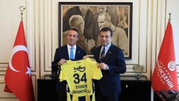 İBB Lideri Ekrem İmamoğlu, Fenerbahçe Spor Kulübü Lideri Ali Koç’u ve yeni yönetim kurulu üyelerini Saraçhane’de ağırladı