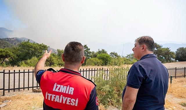 İtfaiye takımları Yamanlar Köyü’ne konuşlandırıldı