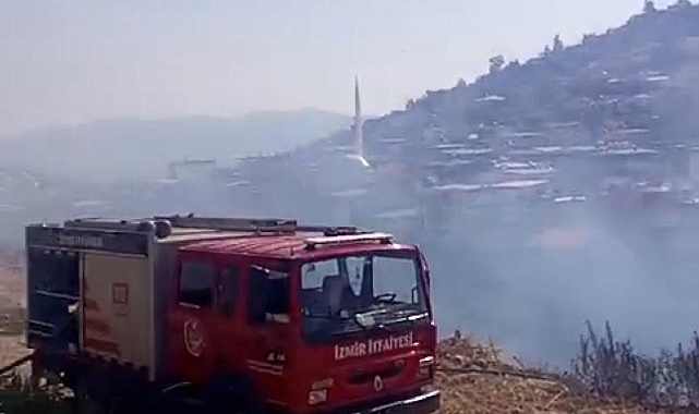 İzmir İtfaiyesi kentin dört bir yanında yangınlarla çaba ediyor