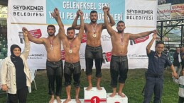 Kemer Belediye pehlivanı 3’üncü oldu