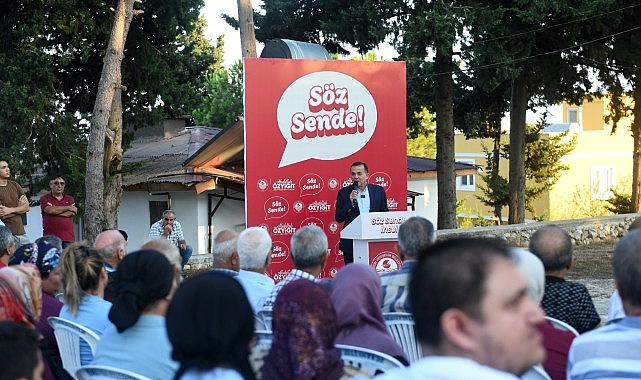 Lider Abdullah Özyiğit, mahalle toplantılarında vatandaşlarla buluşuyor