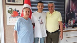 Lider Topaloğlu’na teşekkür ziyareti