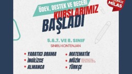 Milas Belediyesi eğitim alanındaki hizmetlerine devam ediyor. Yeni eğitim-öğretim yılının başlamasına sayılı günler kala Milas Belediyesi de eğitim alanında sürdürdüğü çalışmalara sürat verdi.