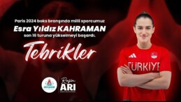 Nevşehir Belediye Başkanı Rasim Arı, Paris 2024 boks branşında son 16 çeşidine yükselmeyi başaran Nevşehirli ulusal atlet Esra Yıldız Kahraman’ı tebrik etti