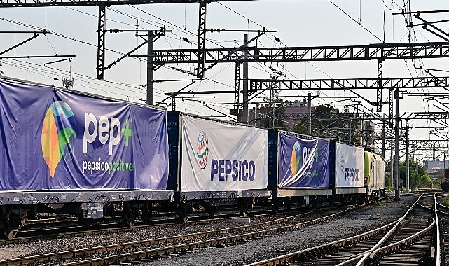 PepsiCo, Türkiye’de elektrikli tren ile süratli tüketim bölümünde besin nakliyeciliği gerçekleştiren birinci şirket oldu