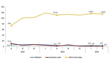 Tüik: İstihdam endeksi yıllık %4,2 arttı