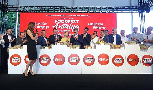 3. Memleketler arası Foodfest Antalya Gastronomi Şenliği başladı