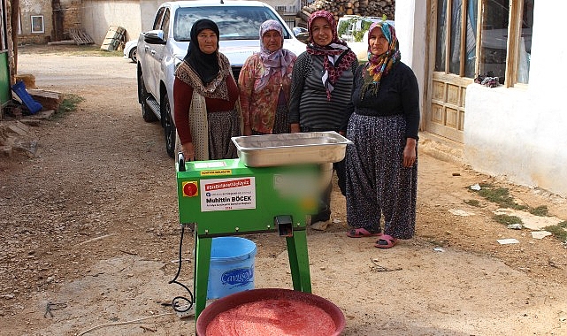Antalya Büyükşehir Belediyesi Elmalılı bayanları yalnız bırakmadı