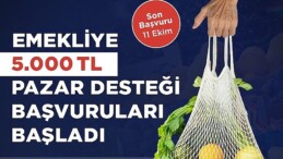 Bakırköy Belediyesi’nin emeklilere pazar takviyesi müracaatları başladı