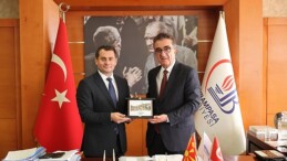 Başkonsolos Fazlioski’den Lider Memnun’a ziyaret