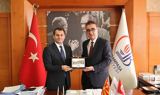 Başkonsolos Fazlioski’den Lider Memnun’a ziyaret