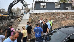 Bornova Belediyesi’nden yangın mağduru aileye dayanak