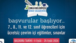 Çorlu Belediyesi İmtihan Akademisi Müracaatları Başladı