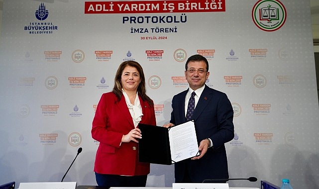 Ekrem İmamoğlu İBB ve İstanbul Barosu ortasında ‘Adli Yardım İş Birliği Protokolü’ imzalandı.