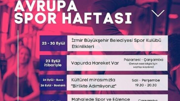 İzmir Avrupa Spor Haftası’na hazır