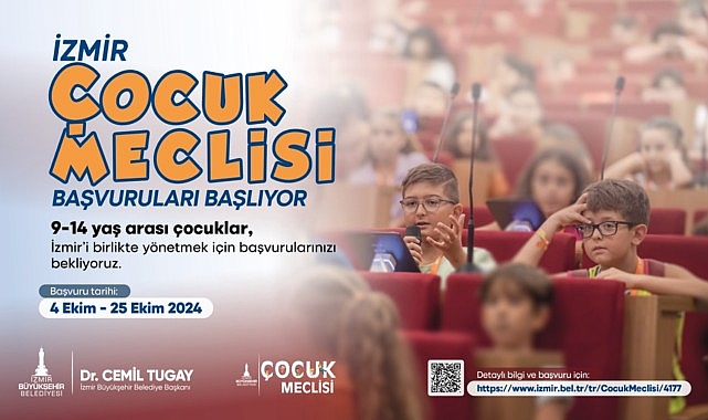 İzmir Çocuk Meclisi müracaatları başlıyor