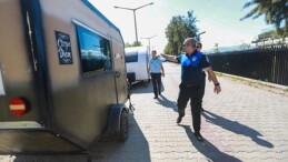 Karşıyaka Belediyesi’nden karavanla aktif uğraş