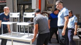 Karşıyaka’da zabıta takımlarından işgal kontrolü