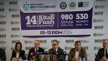 Kocaeli Kitap Fuarı 14. kere kitap dostlarıyla buluşacak Amaç 1 milyon ziyaretçi