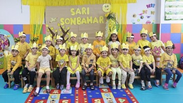 Konaklı minikler “Sarı Sonbahar” ile hem eğlendi hem öğrendi