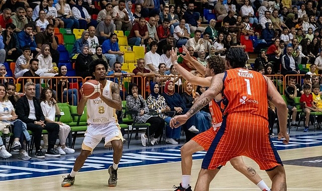 Konya Büyükşehir Belediyespor TBL’de Birinci İç Saha Maçında Galip