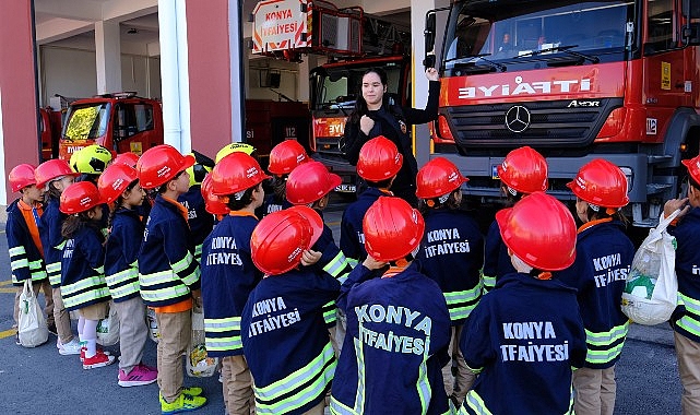 Konya Büyükşehir Bu Yıl 32 Bin Öğrenciye Yangın ve Afet Şuuru Eğitimi Verecek