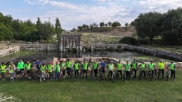 Konya’da Bisikletseverler Tarihi ve Doğal Hoşlukları Pedal Çevirerek Keşfediyor