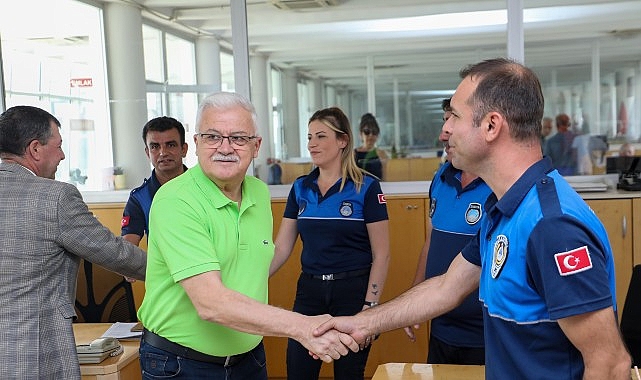 Lider Deveciler, zabıta haftasını kutladı